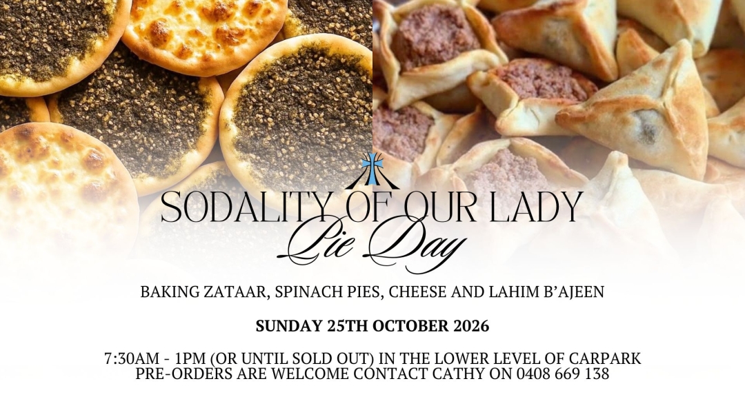 Sodality of Our Lady Pie Day